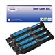T3AZUR - Lot de 4 Toners génériques HP W1103A (103A) Noir - 2 500p