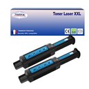 T3AZUR - Lot de 2 Toners génériques HP W1143A (143A) Noir - 2 500p