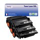 T3AZUR - Lot de 3 Toners génériques HP CE255A (55A) - 6 000p
