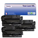 T3AZUR - Lot de 3 Toners génériques HP Q7516A (16A) - 12 000p