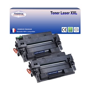 T3AZUR - Lot de 2 Toners génériques HP Q7551A (51A) - 6 500p