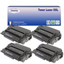 T3AZUR -Lot de 4 Toners génériques HP Q7551X (51X) - 13 000p
