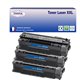 T3AZUR  - Lot de 3 Toners génériques HP Q7553A/Q5949A (53A/49A) - 3 000p