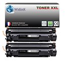 2 Toners compatibles avec  HP CE285A/ CE278A/ CB435A/ CB436A