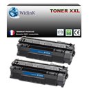 2 Toners compatibles avec HP Q7553A/ Q5949A (53A/49A) - 3 000p
