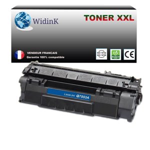 Toner compatible avec HP LaserJet M2727,&nbsp;M2727NF,&nbsp;M2727NFS,&nbsp;Q7553A - 3 000p 