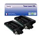 T3AZUR - Lot de 2 Toners génériques HP CF237A (37A) Noir 