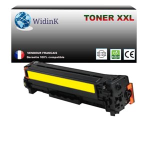 Toner compatible avec HP CF542X (203X) Jaune