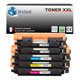 T3AZUR - Lot de 5 Toner générique HP CF350A /CF351A /CF352A /CF353A