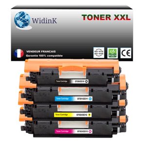 4 Toners compatibles avec HP CF350A /CF351A /CF352A /CF353A 4 Toners compatibles avec HP CF350A /CF351A /CF352A /CF353A