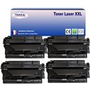 T3AZUR - Lot de 4 Toners génériques HP Q7516A (16A) - 12 000p