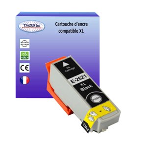 T3AZUR - Cartouche compatible pour Epson T2601/ T2621 XL - Noire