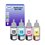 T3AZUR - Lot de 4 Bouteilles d'encre compatible Epson 112