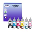 T3AZUR - Lot de 6  Encre compatible Epson T67XL