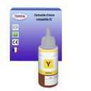 T3AZUR - Bouteille d'Encre compatible Epson T6734 (C13T67344A) - Jaune 70ml