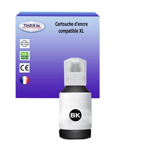 T3AZUR - Encre compatible Epson 113 (C13T06B140)- Noire 140ml