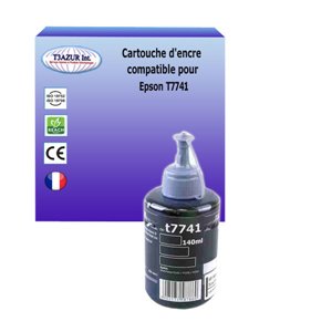 T3AZUR -  Cartouche compatible Epson T7741 (C13T774140) - Noire 140ml
