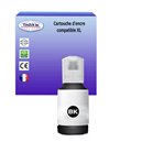 T3AZUR - Encre compatible Epson 102 (C13T03R140) - Noire 140ml