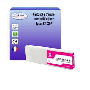 Cartouche compatible Epson SJIC30P (C33S020641/SJIC30P(M)) - Magenta - 294,3 ml