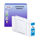 Cartouche compatible Epson T41F2 (C13T41F240/C13T41R240) - Cyan 350ml