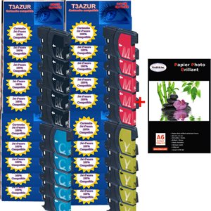 LC1100/980XL- Lot 20 Cartouches compatibles Brother MFC-6490CW / MFC-6890CDW / MFC-6890CW / MFC-790CW+PPA6