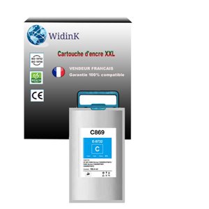 Cartouche compatible Epson T9731 (C13T973200) - Cyan - 22 000 pages