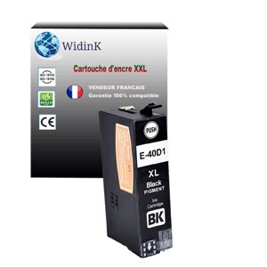 Cartouche compatible Epson SureColor SC-T5100, T5100M, T5100N, T40D1 Noire 66ml