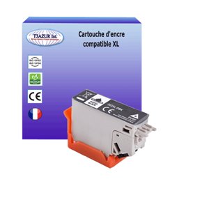 T3AZUR - Cartouche compatible EPSON T02H1/T02F1 (202XL)- Gris 13ml  (série Kiwi)