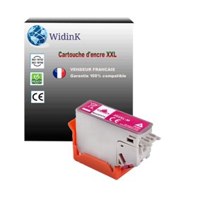 LCL Cartouche d'encre Compatibile 202 202XL C13T02H34010 (1 Magenta) Remplacement pour Epson Expression Premium XP-6000 XP-6005