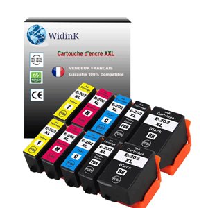 10 Cartouches compatibles Epson Expression Premium XP-6100, XP-6105, 202XL 