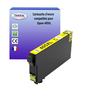 Cartouche compatible avec Epson WF-4800, WF-7800  pour Epson 405XL - Jaune - 18ml