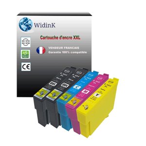 5x Cartouches Epson 502 502XL compatible pour Epson Workforce WF-2860DWF WF-2865DWF XP-5100 XP-5105