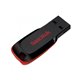 Mémoire Sandisk Cruzer Blade USB 2.0 16Go - Sans Couvercle - Couleur Noir / Rouge