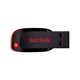 Mémoire Sandisk Cruzer Blade USB 2.0 16Go - Sans Couvercle - Couleur Noir / Rouge
