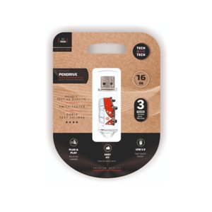 TechOneTech Clé USB Tech Camper Van Van  Mémoire USB 2.0 16 Go 