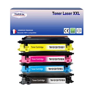 TN135 - Lot de 4 Toners compatibles Brother TN-135