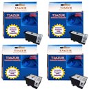 T3AZUR - Lot de 4 cartouches compatibles Epson T007-T008