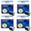 T3AZUR - Lot de 4 cartouches compatibles Epson T007-T008