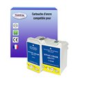 Lot de 2 cartouches compatibles pour Epson T017-T018