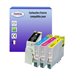 T3AZUR - Lot de 4 Cartouche compatible pour Epson T1001-T1004 