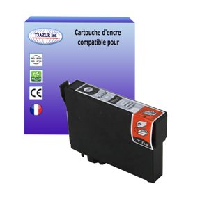 T3AZUR - Cartouche compatible pour Epson T1281 Noire