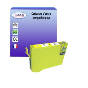 T3AZUR - Cartouche compatible pour Epson T1304 - Jaune