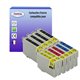 T3AZUR - Lot de 10 cartouches compatibles Epson T0711/ T0712 / T0713 / T0714