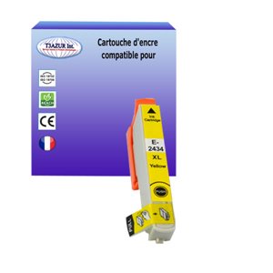 T3AZUR - Cartouche compatible pour Epson T2434 / T2424 XL - Jaune 