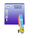 T3AZUR - Cartouche compatible pour Epson T2435 / T2425 XL - Light Cyan