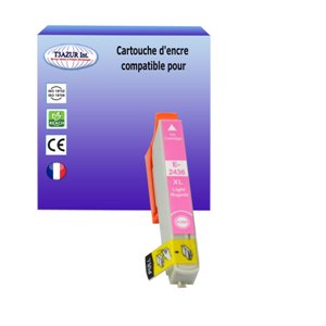 T3AZUR - Cartouche compatible pour Epson T2436 / T2426 XL - Light Magenta
