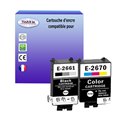 T3AZUR - Lot de 2 Cartouches compatibles Epson T2661-T2670XL