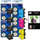 Lot de 10 cartouches compatibles pour Brother LC1240 / LC 1240 XL+ Pack de 20 papiers photos A6 Brillant 230g