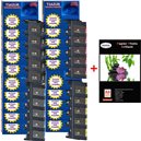 5+15 cartouches compatibles pour Brother LC1280 / LC 1280 XL+ Pack de 20 papiers photos A6 Brillant 230g