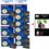 4+6 cartouches compatibles Brother MFCJ5910DW / MFCJ6510DW /MFC J5910DW /MFC J6510DW+Pack de 20 papiers photos A6 Brillant 230g